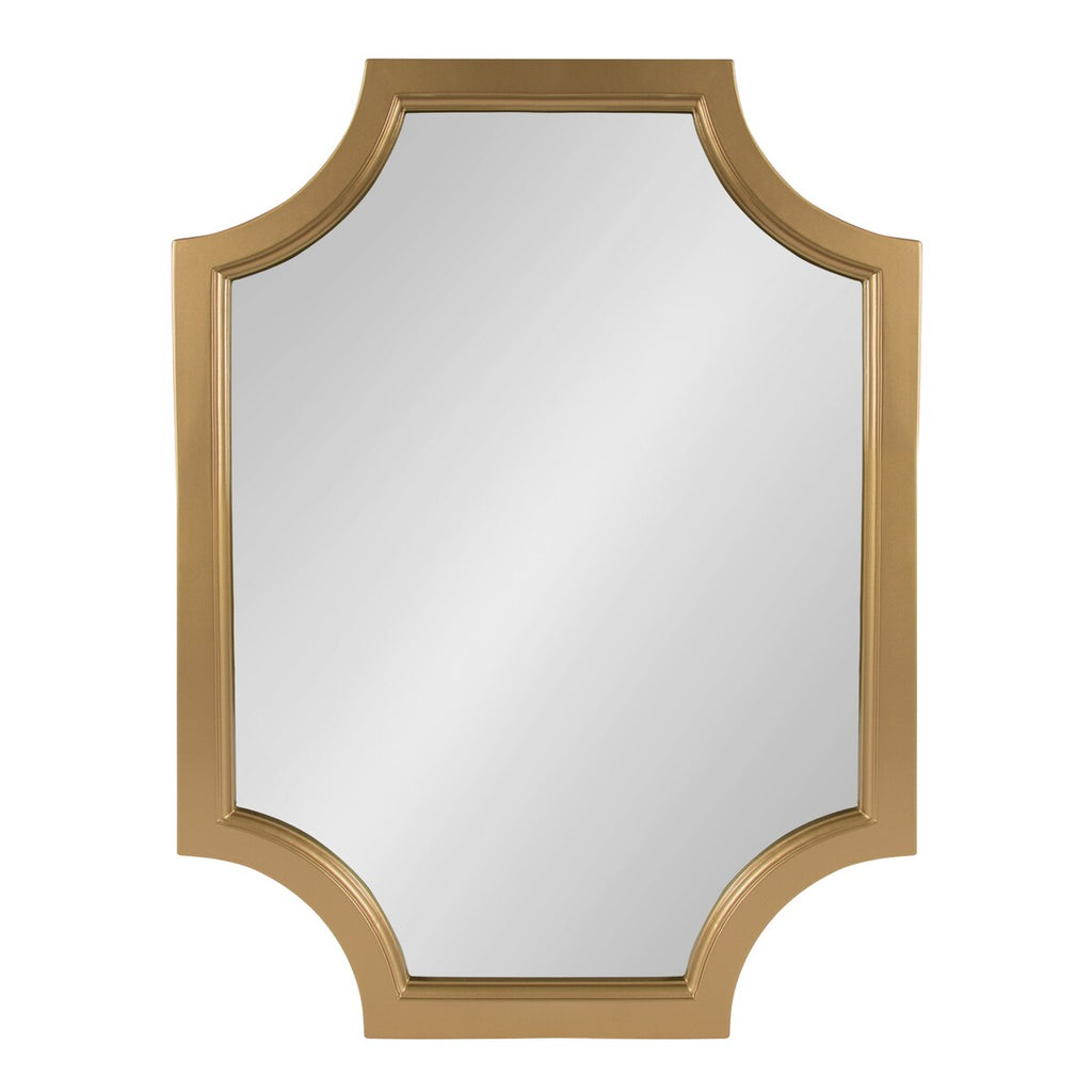 Miroir encadré en bois festonné Kate et Laurel Hogan