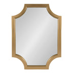 Miroir encadré en bois festonné Kate et Laurel Hogan