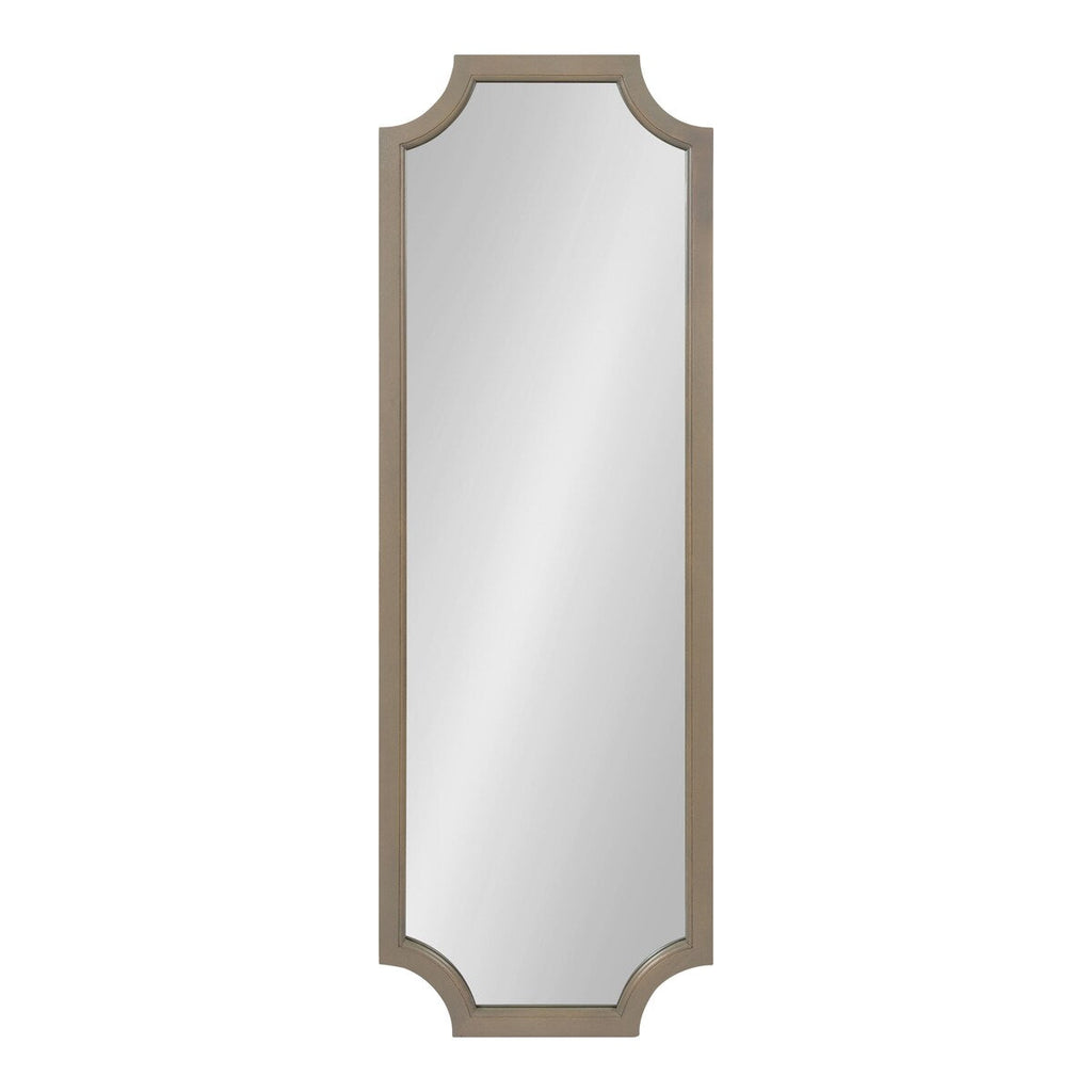 Miroir encadré en bois festonné Kate et Laurel Hogan