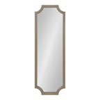 Miroir encadré en bois festonné Kate et Laurel Hogan