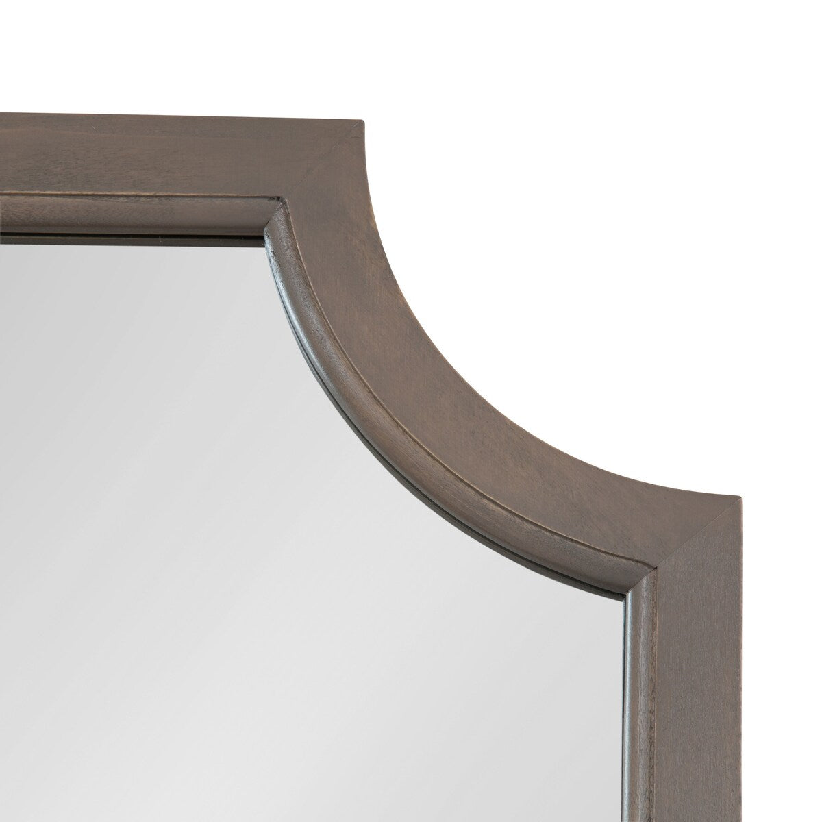 Miroir encadré en bois festonné Kate et Laurel Hogan