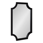 Miroir encadré en bois festonné Kate et Laurel Hogan