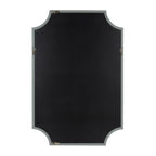 Miroir encadré en bois festonné Kate et Laurel Hogan