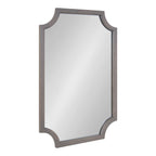 Miroir encadré en bois festonné Kate et Laurel Hogan