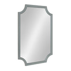Miroir encadré en bois festonné Kate et Laurel Hogan
