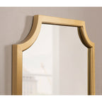 Miroir encadré en bois festonné Kate et Laurel Hogan