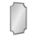 Miroir encadré en bois festonné Kate et Laurel Hogan