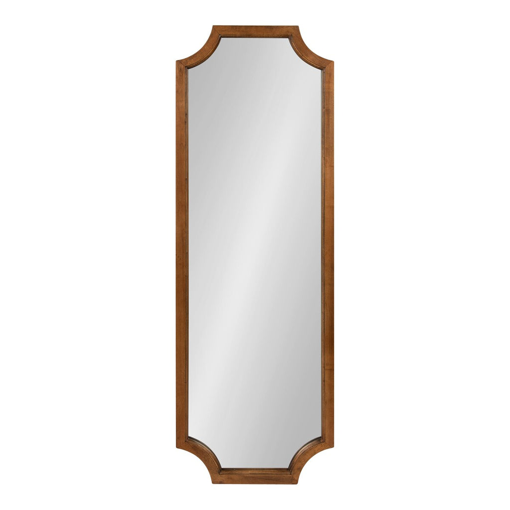 Miroir encadré en bois festonné Kate et Laurel Hogan
