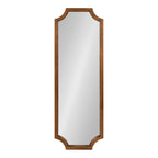 Miroir encadré en bois festonné Kate et Laurel Hogan
