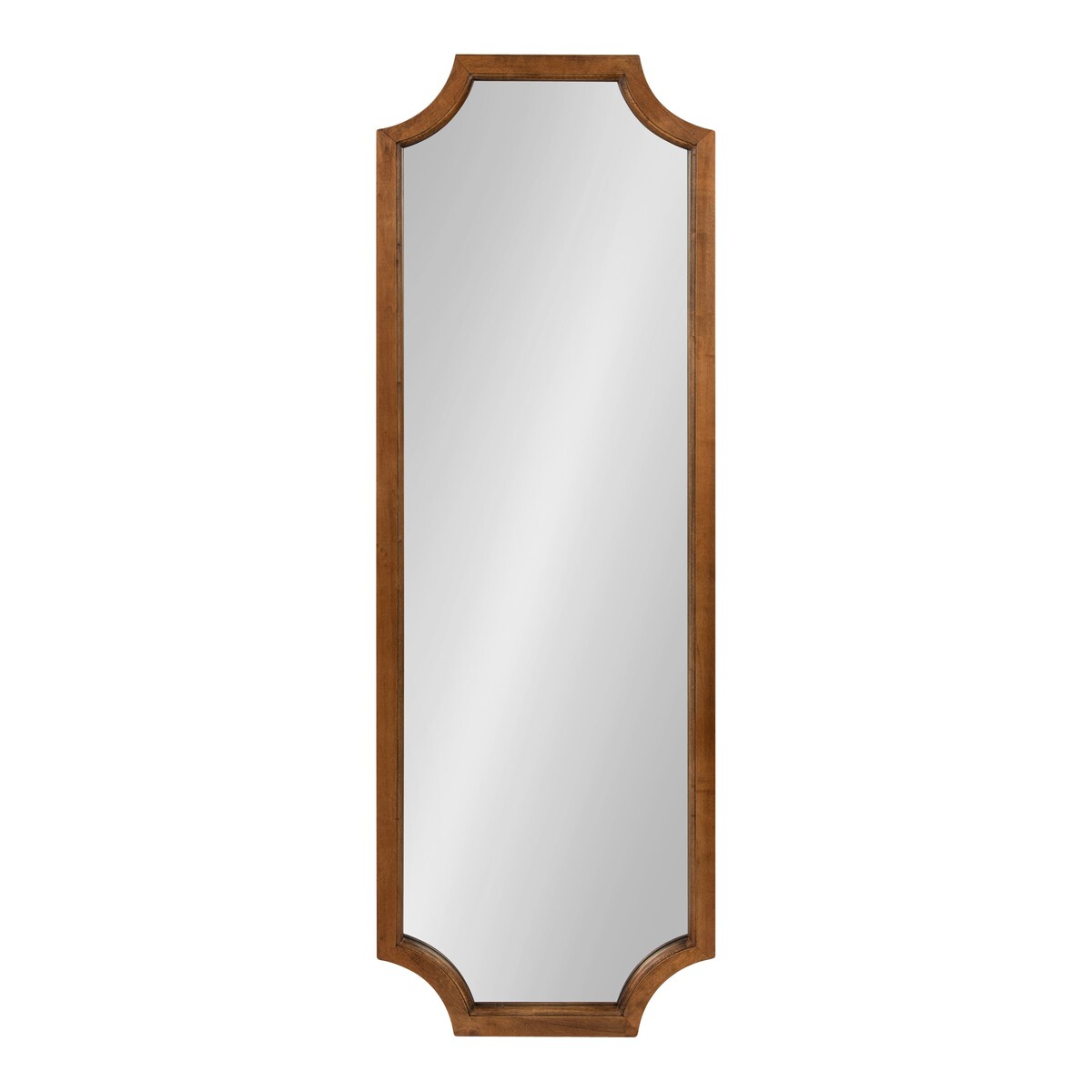 Miroir encadré en bois festonné Kate et Laurel Hogan
