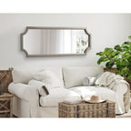 Miroir encadré en bois festonné Kate et Laurel Hogan