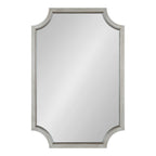 Miroir encadré en bois festonné Kate et Laurel Hogan