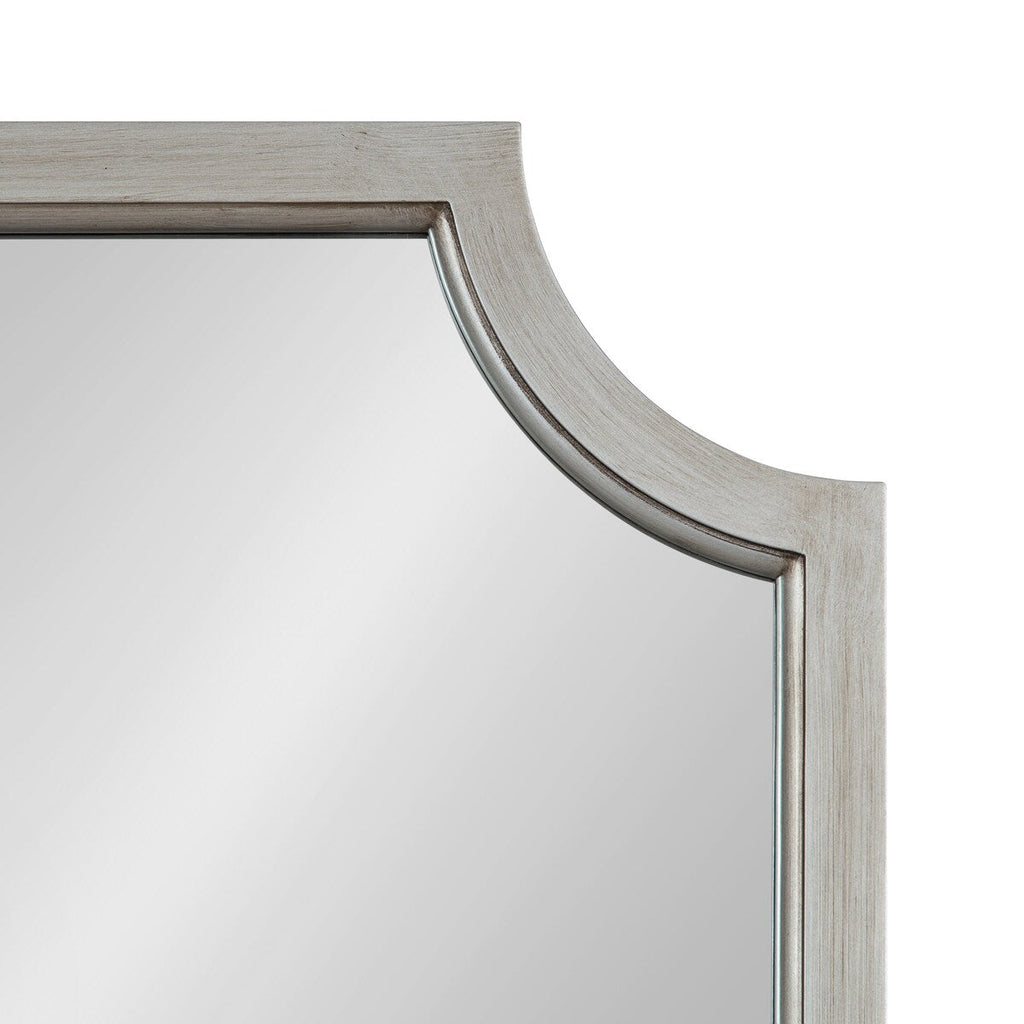 Miroir encadré en bois festonné Kate et Laurel Hogan