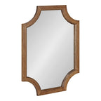 Miroir encadré en bois festonné Kate et Laurel Hogan