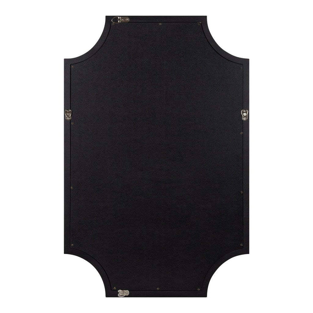 Miroir encadré en bois festonné Kate et Laurel Hogan