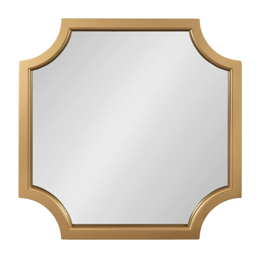 Miroir encadré en bois festonné Kate et Laurel Hogan