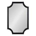 Miroir encadré en bois festonné Kate et Laurel Hogan