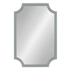 Miroir encadré en bois festonné Kate et Laurel Hogan