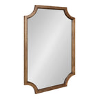 Miroir encadré en bois festonné Kate et Laurel Hogan