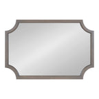 Miroir encadré en bois festonné Kate et Laurel Hogan