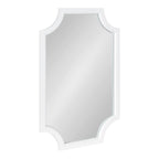 Miroir encadré en bois festonné Kate et Laurel Hogan