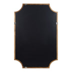 Miroir encadré en bois festonné Kate et Laurel Hogan
