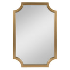 Miroir encadré en bois festonné Kate et Laurel Hogan