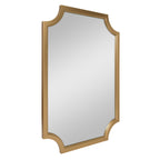 Miroir encadré en bois festonné Kate et Laurel Hogan