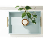 Plateau décoratif avec poignée en métal Kate et Laurel Lipton