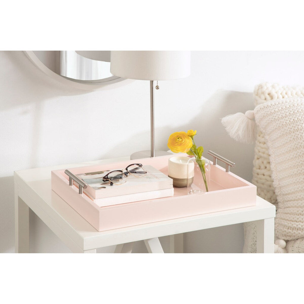 Plateau décoratif avec poignée en métal Kate et Laurel Lipton