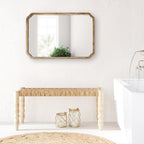 Miroir mural carré en bois Kate et Laurel Marston