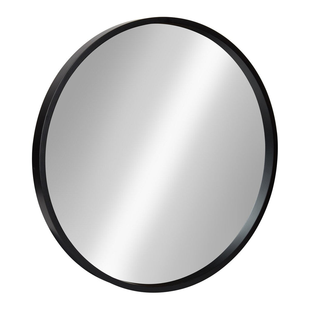 Miroir mural rond en bois Travis de Kate et Laurel
