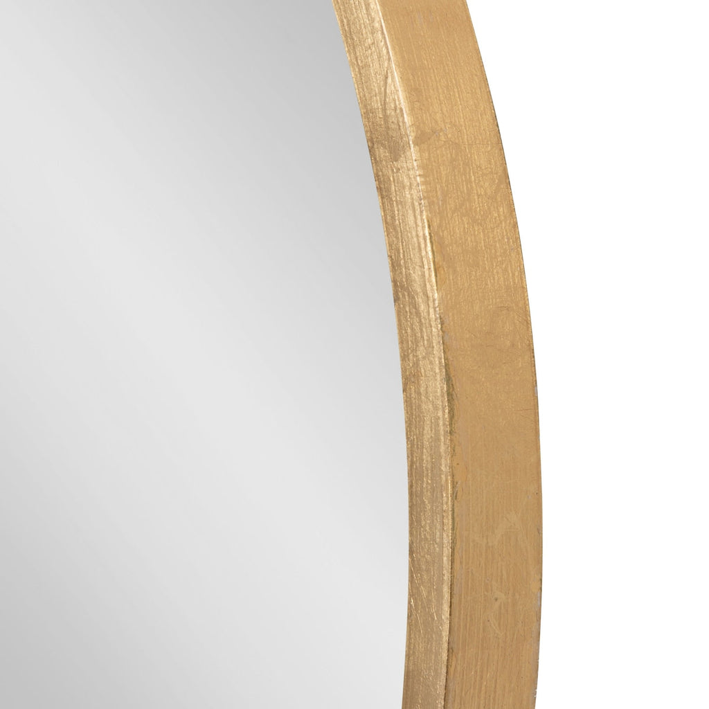 Miroir mural rond en bois Travis de Kate et Laurel