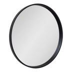 Miroir mural rond en bois Travis de Kate et Laurel