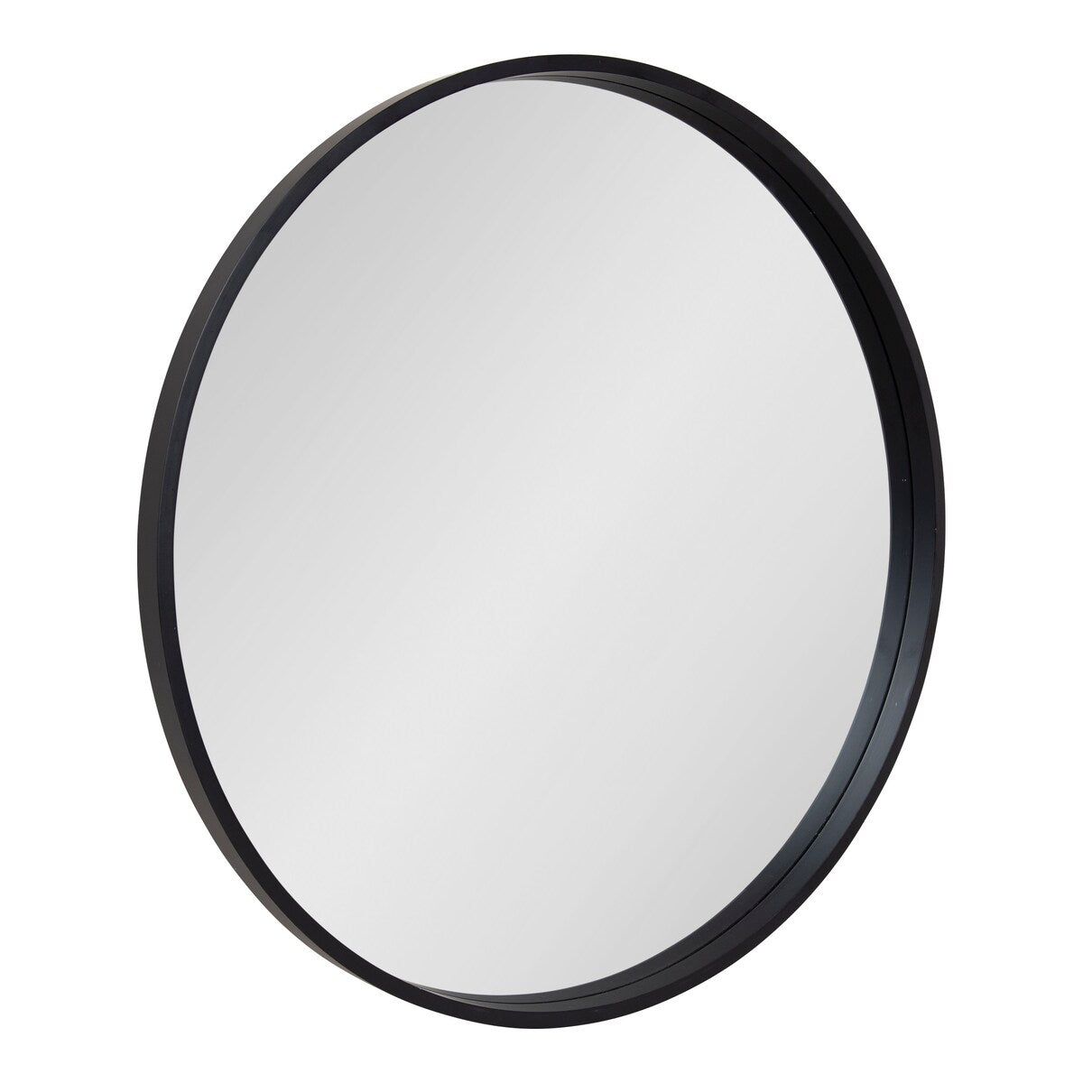 Miroir mural rond en bois Travis de Kate et Laurel
