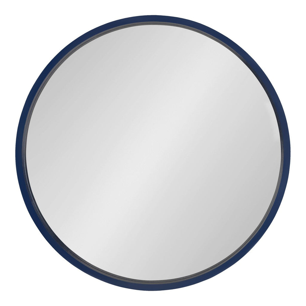 Miroir mural rond en bois Travis de Kate et Laurel