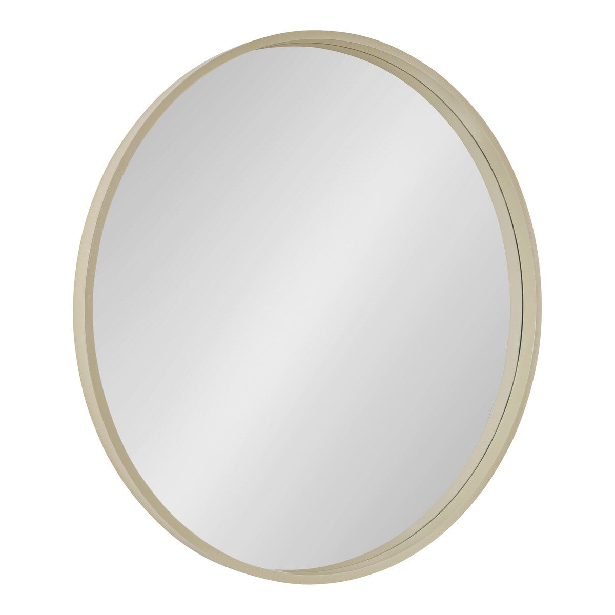 Miroir mural rond en bois Travis de Kate et Laurel