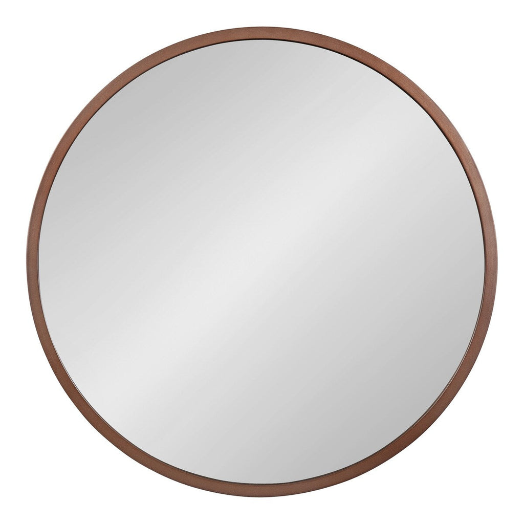 Miroir mural rond en bois Travis de Kate et Laurel