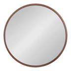 Miroir mural rond en bois Travis de Kate et Laurel