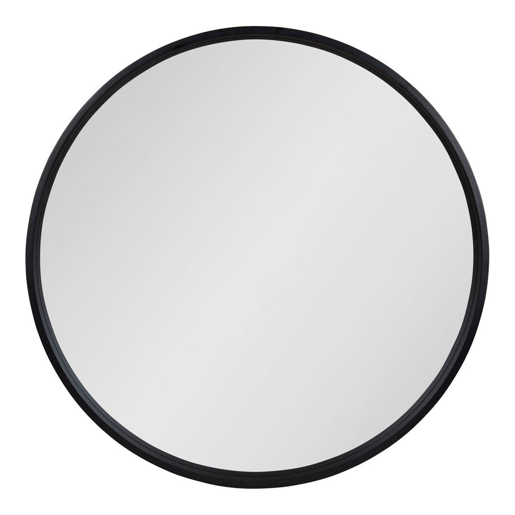 Miroir mural rond en bois Travis de Kate et Laurel