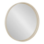 Miroir mural rond en bois Travis de Kate et Laurel