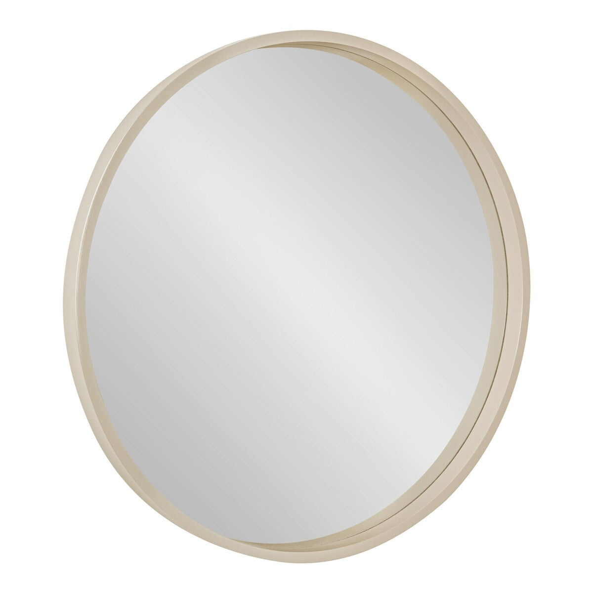 Miroir mural rond en bois Travis de Kate et Laurel