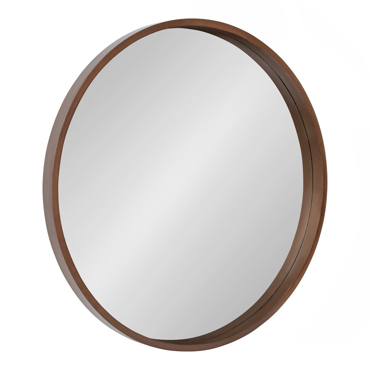 Miroir mural rond en bois Travis de Kate et Laurel