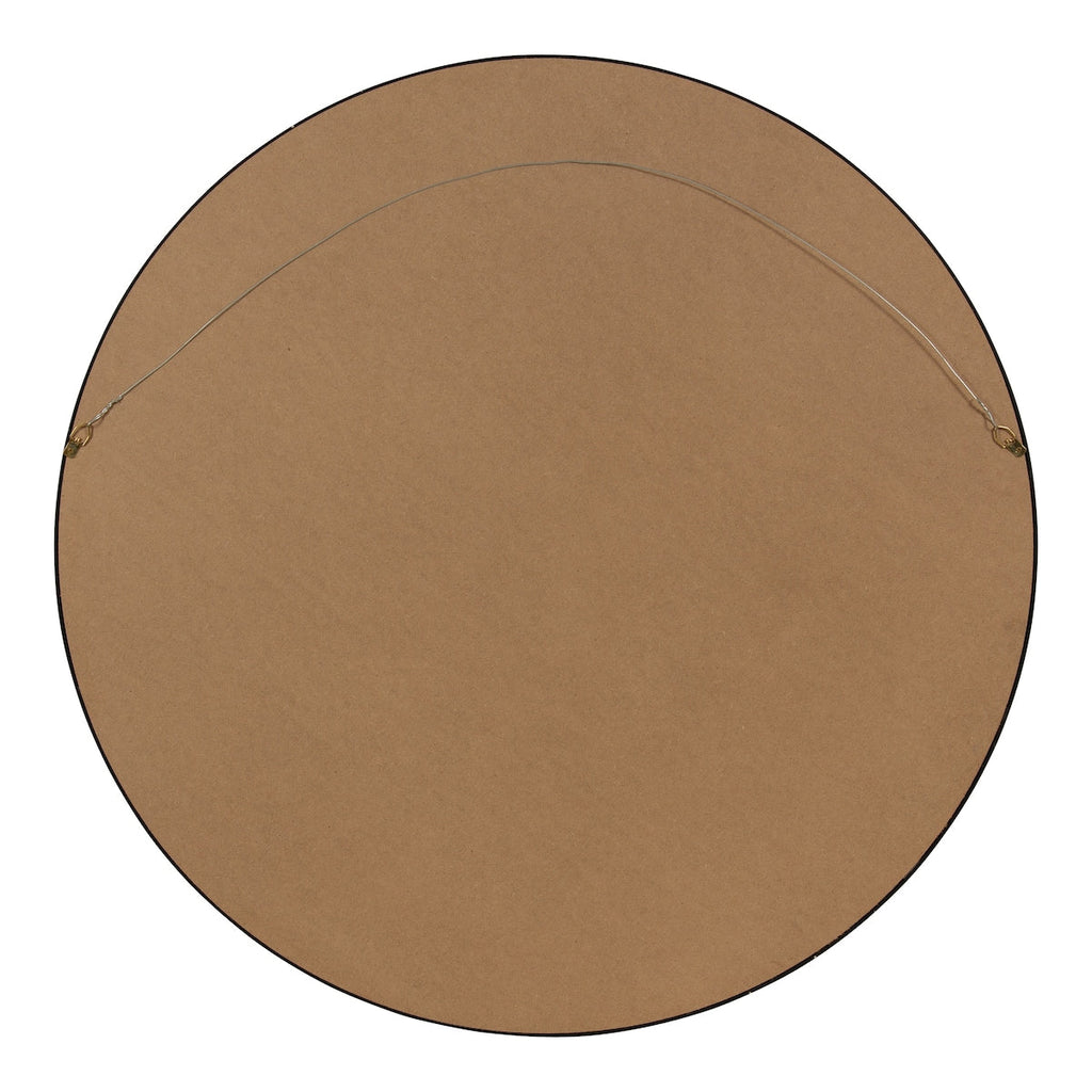 Miroir mural rond en bois Travis de Kate et Laurel