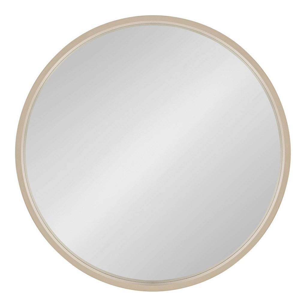 Miroir mural rond en bois Travis de Kate et Laurel