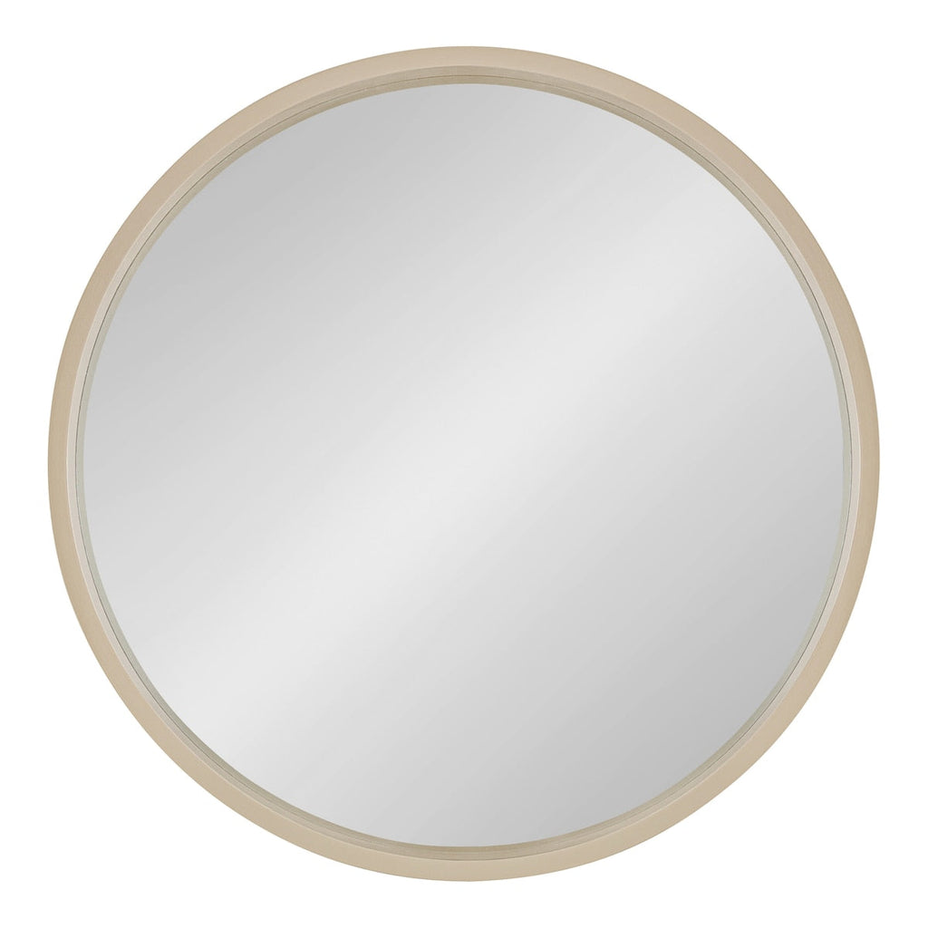 Miroir mural rond en bois Travis de Kate et Laurel