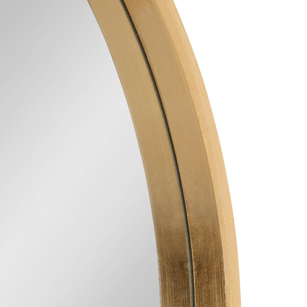 Miroir mural rond en bois Travis de Kate et Laurel