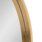 Miroir mural rond en bois Travis de Kate et Laurel