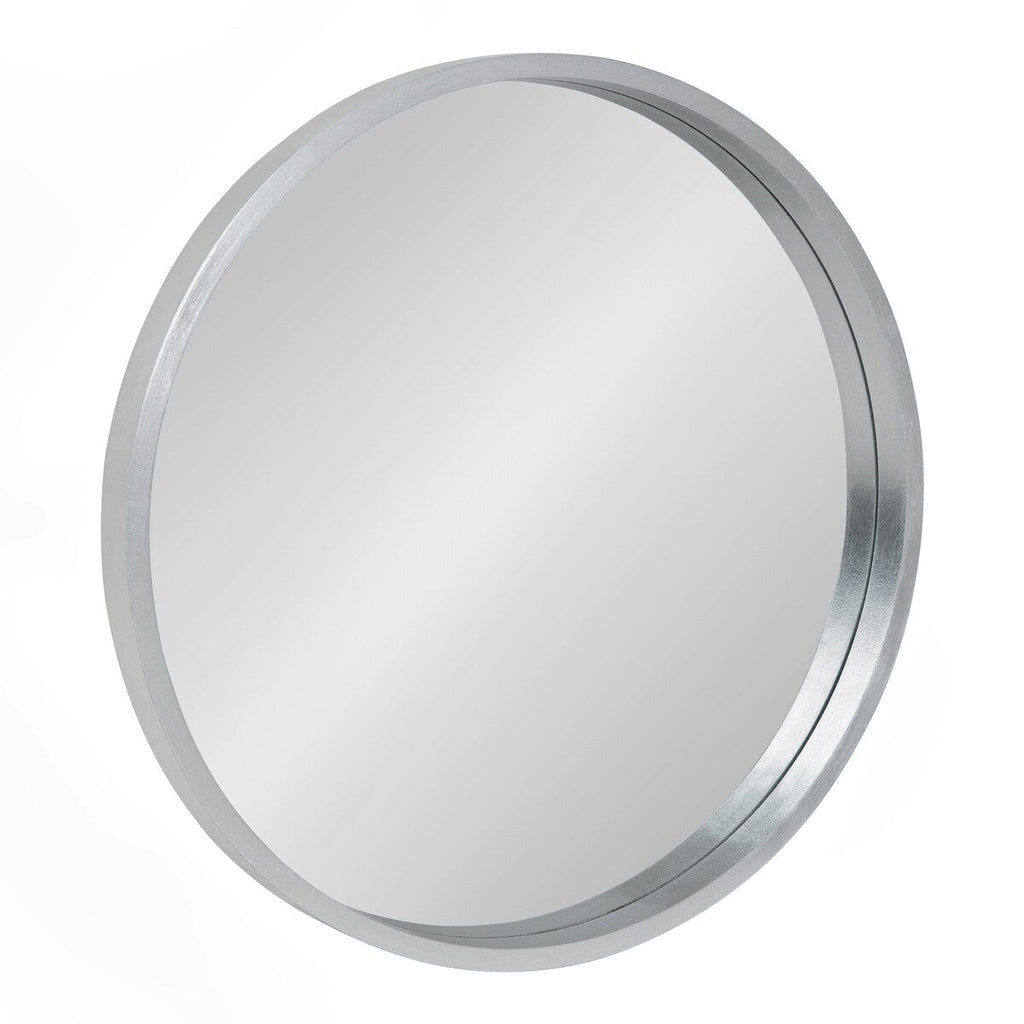 Miroir mural rond en bois Travis de Kate et Laurel