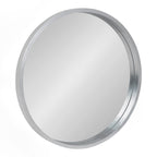 Miroir mural rond en bois Travis de Kate et Laurel